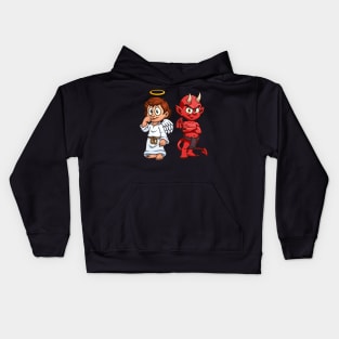 Angel and devil Kids Hoodie